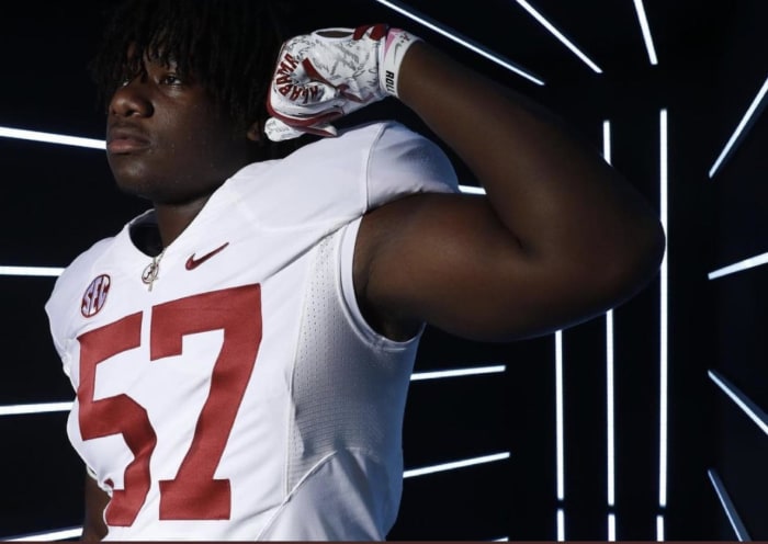 Class of 2022 offensive lineman Elijah Pritchett.